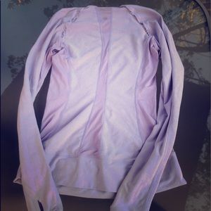 Lululemon long sleeve lavender running shirt